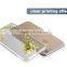 transparent flower printing TPU case glitter for iphone case