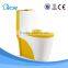 2015 Bathroom Design Siphonic One Piece Yellow Color Toilet