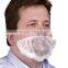 Adult Food Safety Industry Disposable Non-woven PP Beard Cover 16" White