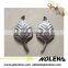 ornamental wrought iron metal stamping leaves/ stamped leaves
