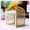 Sweet cake box for wedding laser cut paper candy box like bird cage Chinese manufacture and wholesaler TH-114