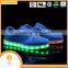 2016 New Style Colorful simulation led shoes men casual