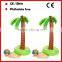 PVC inflatable decorated coconut trees with water bottom for promotion