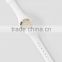 Fashion simple stylegolden bezel white snow rubber silicone watch alibaba watches