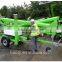 Trailer mounted pickup truck boom lift