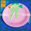 disposable corlorful paper plates,round paper plate,pink paper plates