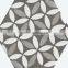 hexagon ceramic tile 115*200*230mm 3D wall papers design /hexagon tiles /floor tiles