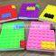 Silicone notebook cover Diary Notebook ,Fashion building block silicone notebook A5/A6 notebook