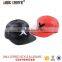 Wholesale high quality panels custom snapback cap leather