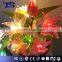High Quality Floor Color Change Fiber Optic Big Flowers With High Metal Pot for Festive and Party and Home Decoration