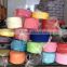 color recycled cotton yarn for knitting