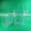 factory direct selling pp clear plastic bag, handle plastic bag, plastic gift bag wholesale
