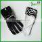 fashion Zebra-stripe raw silk gloves