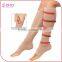 Unisex Zip-up Toeless Compression Circulation Knee High Socks