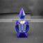 High quality blue crystal perfume bottle crystal perfume bottle for gift and decoration favors