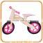 Balance bike wooden kids bike