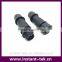INST IP67 M12 2pin male plug IP67 female socket