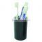 high quality plastic black toothbrush holder bath accessories set