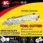 Auto Retractable Safety Trapezoid blade Zinc alloy Utility Cutter Knife