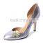 wholesale elegant rhinestones faux pearls shoe clip accessories for bridal wedding <DSCA4257>