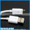 Mobile phone white usb data cable for LG G3