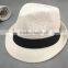 China manufacture hotsell most popular fedora straw hat cheap