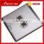 wholesale factory sale single/double TV socket stainless steel wall socket