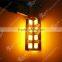 Amber color BA15S smd led bulbs with T10 S25 1156 1157 3156 3157 7440 7443 base