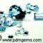 Sky Blue Topaz Semi Precious Gemstone Mix Shape Cut Faceted Lot For Jewellery From Wholesaler