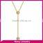 Best Selling Products stainless steel charm necklace with crystal