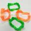 Hot color soft plastic freaky fangs toy
