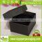 BLACK PAPER WATCH GIFT BOX WITH CUSHION