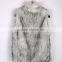 New Arrival faux fur vest for women wear cheap women faux fur vest