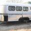 deluxe angle load horse floats with horse fence/yard
