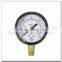 High quality stainless steel brass internal pressure gauge for hydraulic press with bottom mount