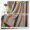 New design modern stripe Chenille linen look polyester jacquard fabric for curtain/ sofa/cushion home or hotel using