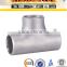 SS304/316L Stainless Steel 6" Inch SCH40 Tee Pipe Fittings