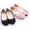 Hot Sale 2015 New Arrival Korean Style Women's Flat Shoes With Bowknot Pink Black Casual Daily Occacion Free Shipping