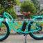 Manufacture china oem fat mountain electric bicycle with rear rack for girls