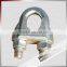 DIN741 Cable Wire Adjustable Rope Steel Loop Thimble And Clamp For Wire Rope Electrical Ing Method Tool