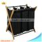 Iron tube Powder coating Oxford and Mesh fabric 3 bags Laundry Baskets X Shape Made in China