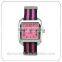New Style Oem Logo Stainless Steel Caseback Nylon Band Men Thin Sport Quartz Wirst Watch