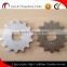 ZHEJIANG CHINA factory manufacture of 1045 STEEL 40MN 428H/112L-44T/13T Motorcycle Chain and Sprocket SET cg125
