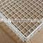 Supermarket White Metal Wire Basket