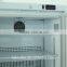 260L glass door 2 to 8 pharmacy refrigerator , laboratory refrigerator , medical refrigerator