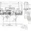 XD1417D synchronous belt drive Center Opening Door Machine / Door Operator for Elevator Cabin