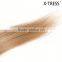 20inch 15g P color 18 60 pre tippedHot Selling simple design cheap prebonded u tipped italiy keratin remy hair extensions