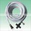 2-pin Japan Colored Coiled Retractable Power Extension Cord