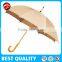 promotional straight umbrellas with a wood handle