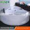 Triangle message bathtub sitting bathtub